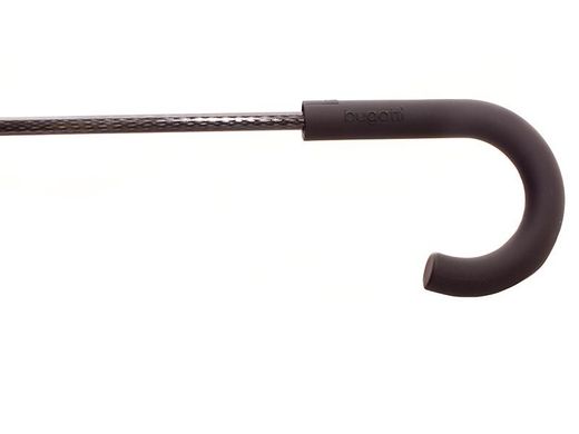 Парасолька-тростина чоловіча напівавтомат DOPPLER (Допплер), колекція BUGATTI (БУГАТТІ) DOP71862BU Чорна