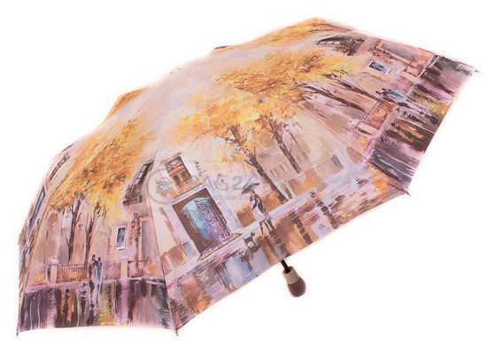 Приємна на вигляд парасолька для жінок, автомат ZEST Z23625-9, Коричневий