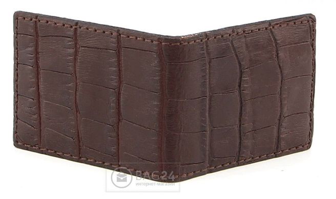 Оригинальный кожаный зажим для денег на магните Handmade 00356