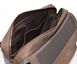 Повсякденна сумка в комбінації шкіри і тканини RGj-1812-4lx від TARWA Коричневий