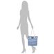 Женская пляжная тканевая сумка KMY (КЭЙ ЭМ ВАЙ) DET1806-1 Синий