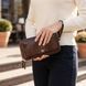Женский лаковый клатч ST Leather 18908 Коричневый
