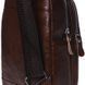 Чоловічий шкіряний рюкзак на плече Borsa Leather K1318-brown