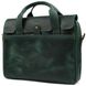 Мужская сумка-портфель из натуральной кожи зеленая RE-1812-4lx TARWA Зеленый
