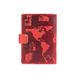 Шкіряне портмоне для паспорта / ID документів HiArt PB-03S / 1 Shabby Red Berry "7 wonders of the world"