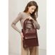 Натуральная кожаная женская сумка шоппер Бэтси с карманом бордовая Краст Blanknote BN-BAG-10-1-vin