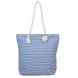 Жіноча пляжна тканинна сумка KMY (КЕЙ ЕМ ВАЙ) DET1806-1 Синій