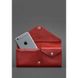 Женский кожаный кошелек Керри 1.0 красный Blanknote BN-W-1-red