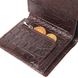 Компактное мужское портмоне из натуральной фактурной кожи CANPELLINI 21496 Коричневое