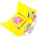 Молодіжний яскравий гаманець із натуральної шкіри флотар CANPELLINI 21597 Лимонний