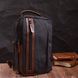Оригинальная мужская сумка через плечо из плотного текстиля Vintage 22192 Черный