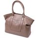 Стильная вместительная женская сумка KARYA 20882 кожаная Бежевый