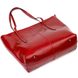 Вместительная сумка шоппер из натуральной кожи 22076 Vintage Бордовая