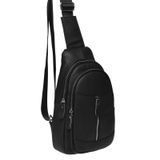 Мужской кожаный рюкзак Borsa Leather K1318-black