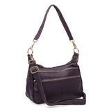 Женская кожаная сумка Borsa Leather K1213-violet фото