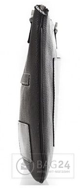 Чоловіча сумка-планшет з натуральної шкіри ISSAHARA IHB9-11-01, Чорний