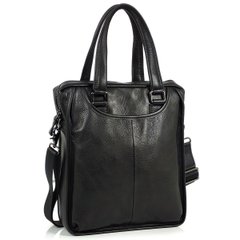 Чоловіча класична сумка Tiding Bag S-M-8846A з ручками для перенесення Чорний