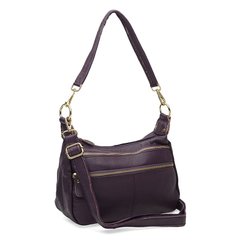 Женская кожаная сумка Borsa Leather K1213-violet