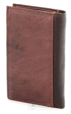 Кожаный бумажник известного бренда Lee 13733, Коричневый