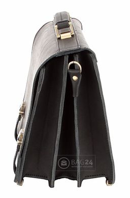 Добротный кожаный портфель ручной работы Handmade 10031