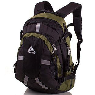 Мужской рюкзак ONEPOLAR (ВАНПОЛАР) W1017-green Зеленый