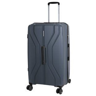 Валіза дорожня велика Vip Collection Phuket сіра 95л поліпропілен (Phuket 29 Grafit) vcPhuket.29.Grafit