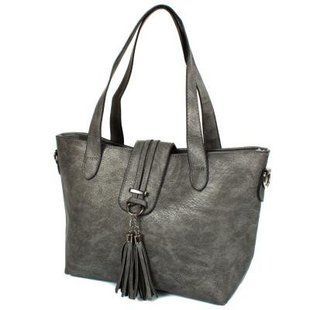 Сумка женская из качественного кожезаменителя VALIRIA FASHION (ВАЛИРИЯ ФЭШН) DET1953-9 Серый