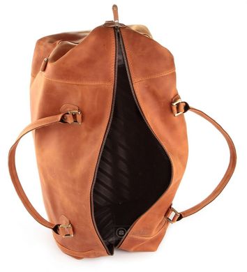 Надежная дорожная сумка из винтажной кожи европейского качества SHVIGEL 00513
