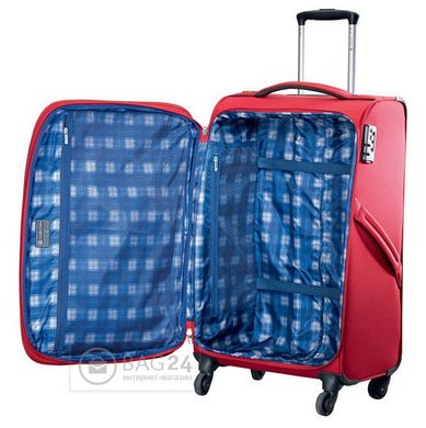 Добротный чемодан европейского качества CARLTON 072J468;73, Красный