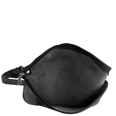 Женская дизайнерская кожаная сумка поясная GALA GURIANOFF (ГАЛА ГУРЬЯНОВ) GG3012-2FL Черный