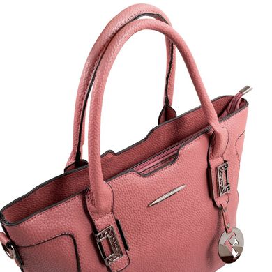 Жіноча сумка з якісного шкірозамінника VALIRIA FASHION (Валіра ФЕШН) DET1952-13 Рожевий
