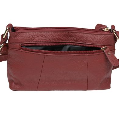 Жіноча шкіряна сумка Keizer K11181-red