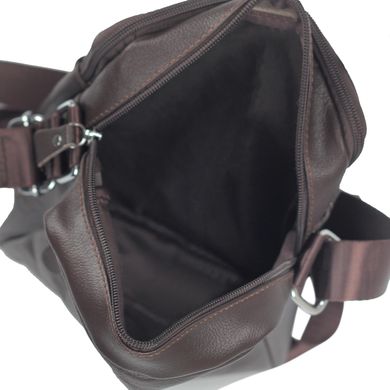 Мужская коричневая сумка через плечо Tiding Bag M38-1031C Коричневый