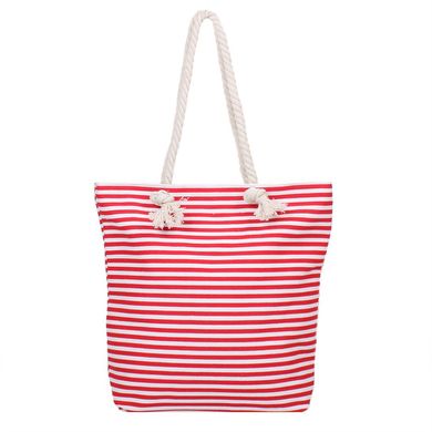 Женская пляжная тканевая сумка KMY (КЭЙ ЭМ ВАЙ) DET1806-2 Красный