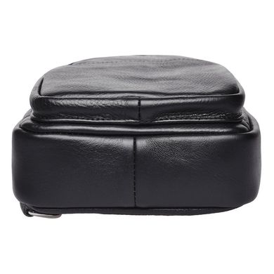 Мужской кожаный рюкзак через плечо Keizer K1693-black