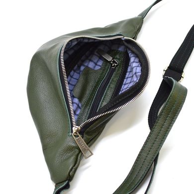 Напоясная кожаная сумка G8-3005-3md TARWA Зеленый