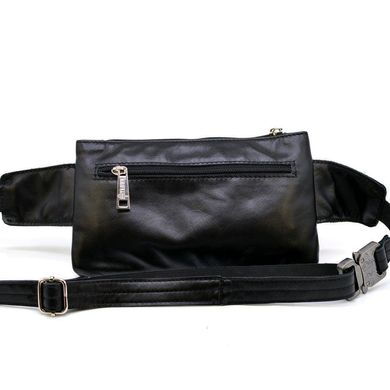 Кожаная сумка на пояс GA-8135-3md, черная, бренд Tarwa Черный
