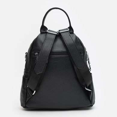 Женский кожаный рюкзак-сумка Ricco Grande K1183-black