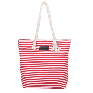 Жіноча пляжна тканинна сумка KMY (КЕЙ ЕМ ВАЙ) DET1806-2 Червоний