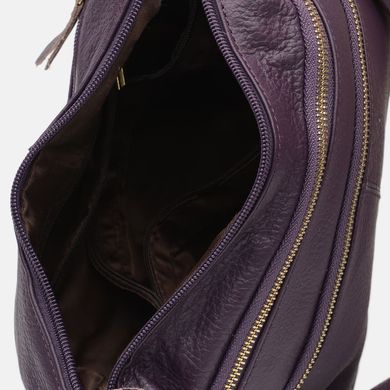 Женская кожаная сумка Borsa Leather K1213-violet