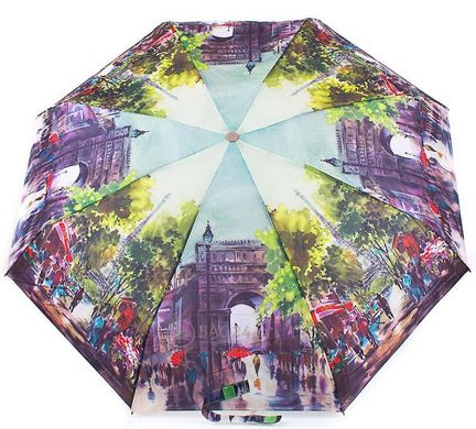 Модный женский зонт высочайшего качества ZEST Z24665-9, Зеленый
