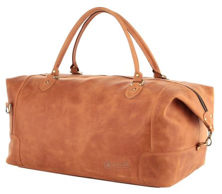 Надежная дорожная сумка из винтажной кожи европейского качества SHVIGEL 00513