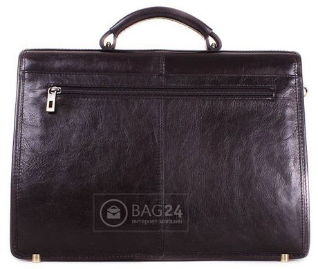Многофункциональный мужской кожаный портфель WANLIMA W50014900035-black, Черный
