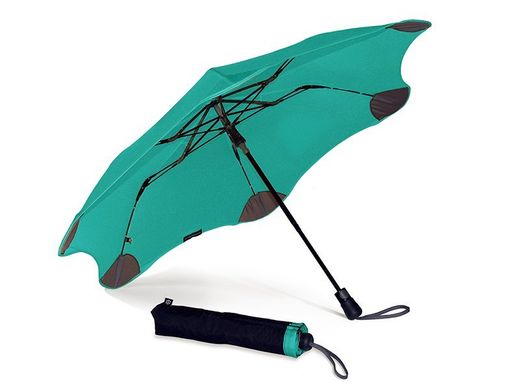 Протиштормова парасолька жіноча напівавтомат BLUNT (Блант) Bl-xs-mint Бірюзова