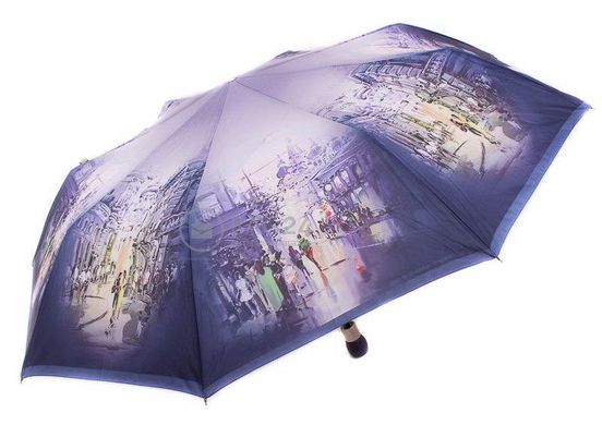 Женский красивый зонт, полуавтомат ZEST Z23625-10, Фиолетовый