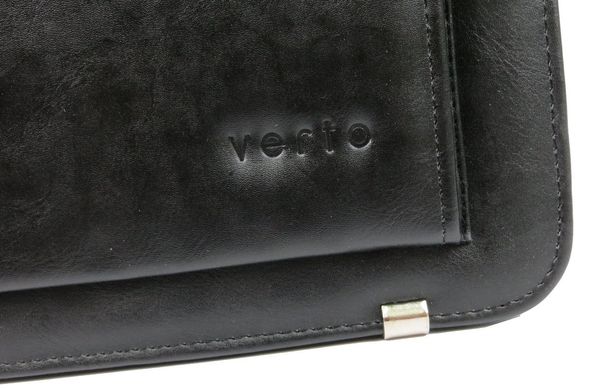 Чоловічий портфель з еко шкіри Verto A13A1 чорний