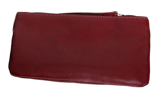 Жіночий гаманець-клатч шкіряний Vip Collection 1527-D Бордовий 1527.DR.DIXY