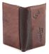 Кожаный бумажник известного бренда Lee 13733, Коричневый