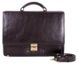 Многофункциональный мужской кожаный портфель WANLIMA W50014900035-black, Черный