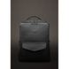 Натуральний шкіряний міської рюкзак на блискавці Cooper, нуар - чорний Blanknote BN-BAG-19-noir